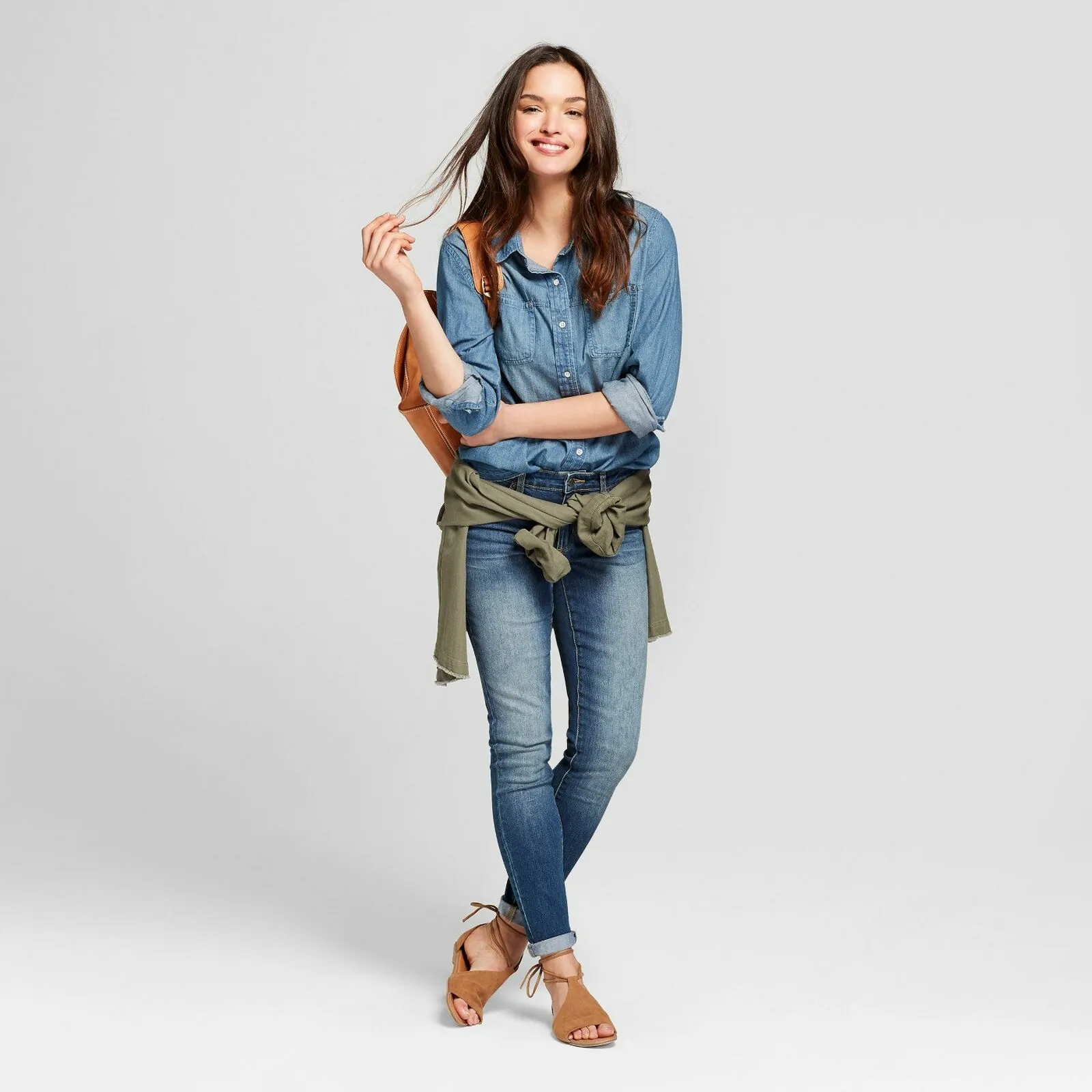 Universal Thread Women's Medium Wash Mid-Rise Skinny Jeans