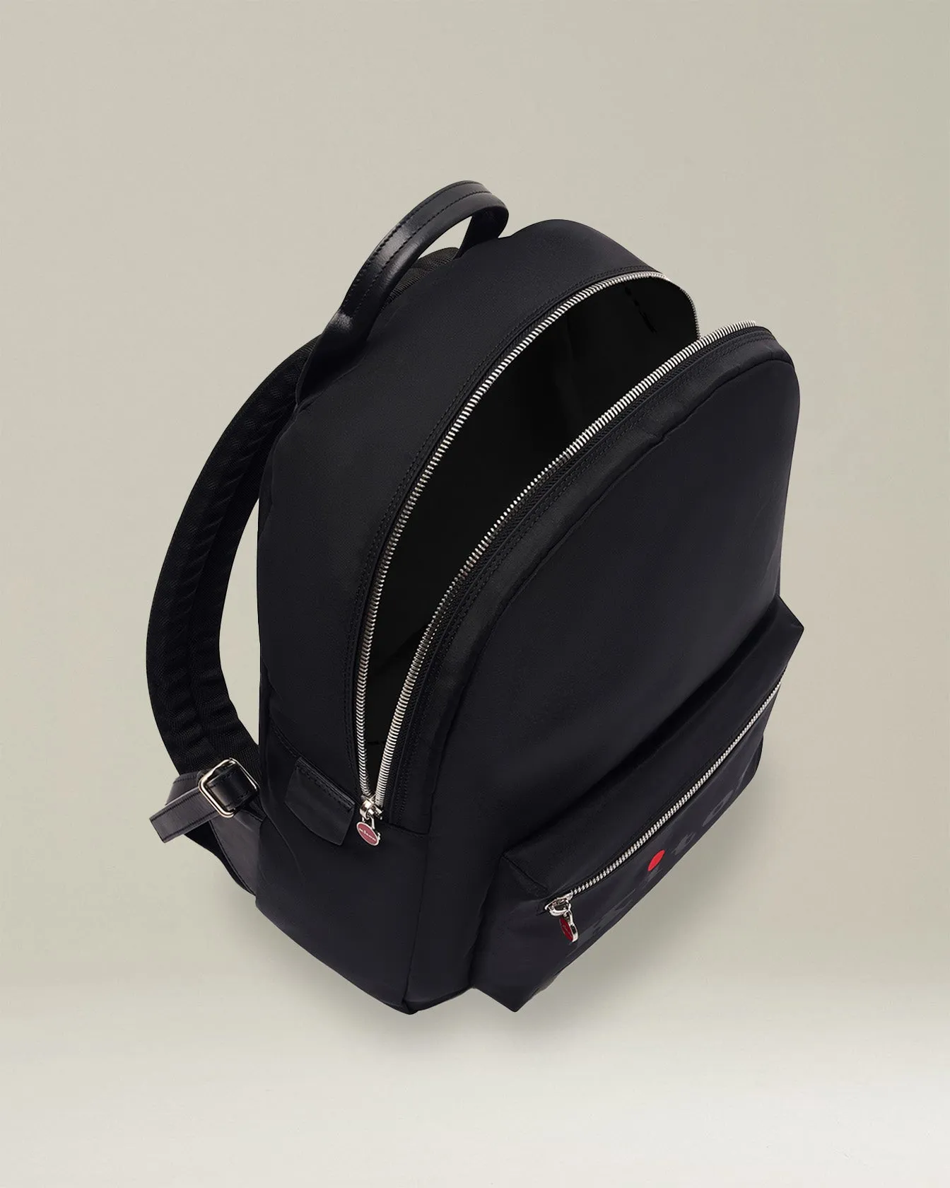 URBAN BACKPACK WITH LEATHER INSERTS