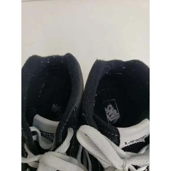 Vans SK8 Hi Canvas‎ High Tops Black White Size 6 Youths
