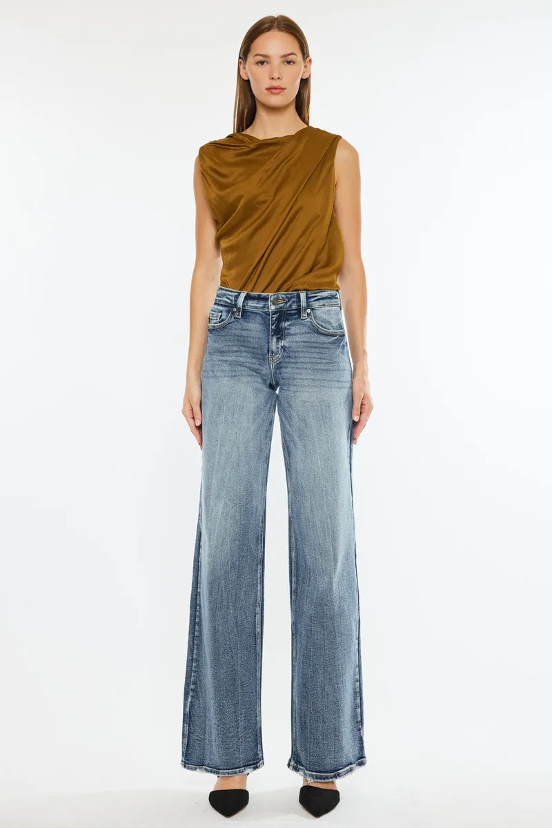 Venice Mid Rise Wide Leg Jeans