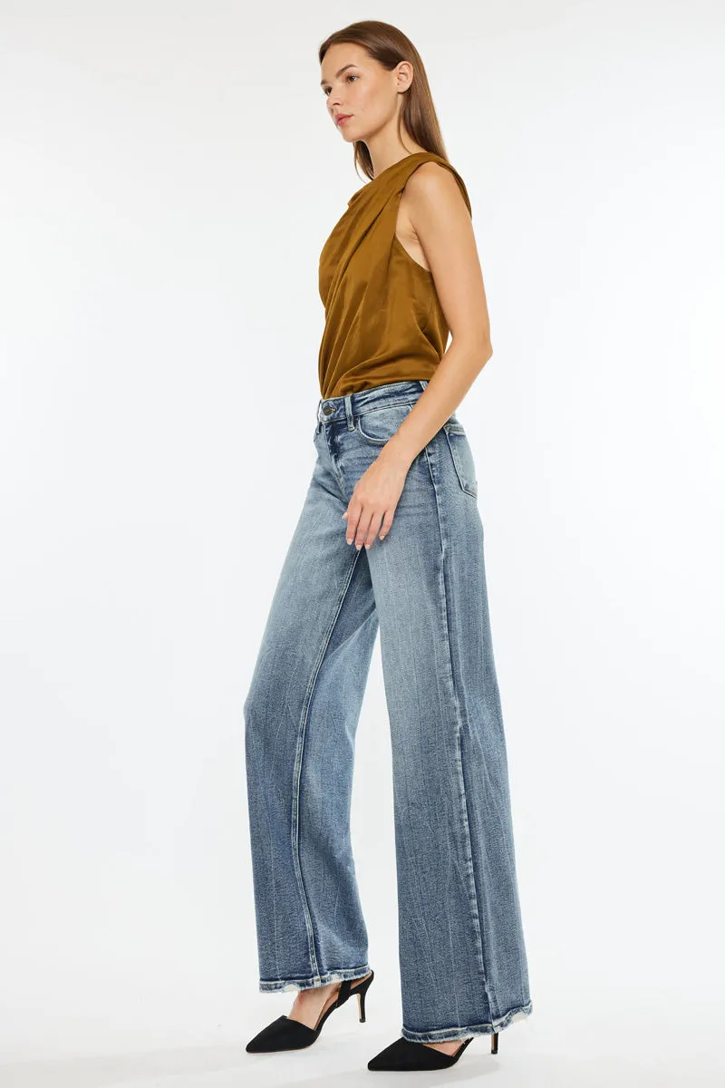 Venice Mid Rise Wide Leg Jeans