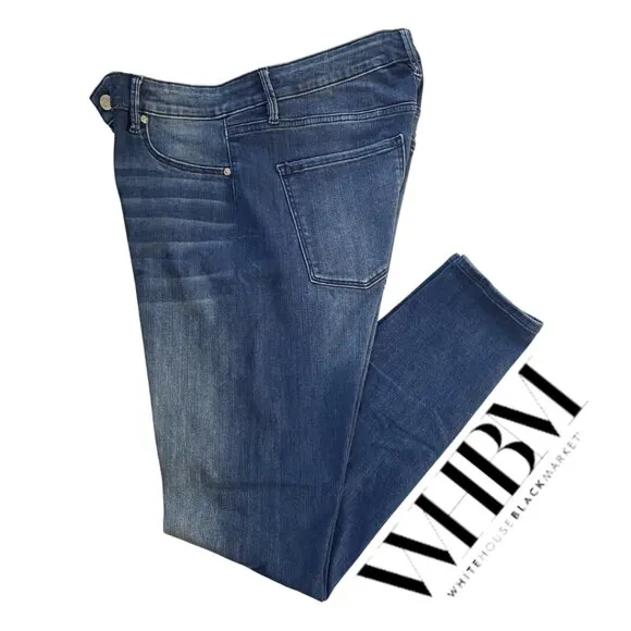 White House Black Market Jeanie Denim High Rise Legging, Size M, #249