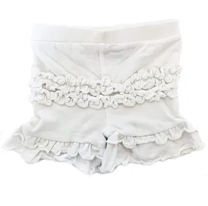 White Ruffle Butt Shorts Baby/Toddler 6M-3T