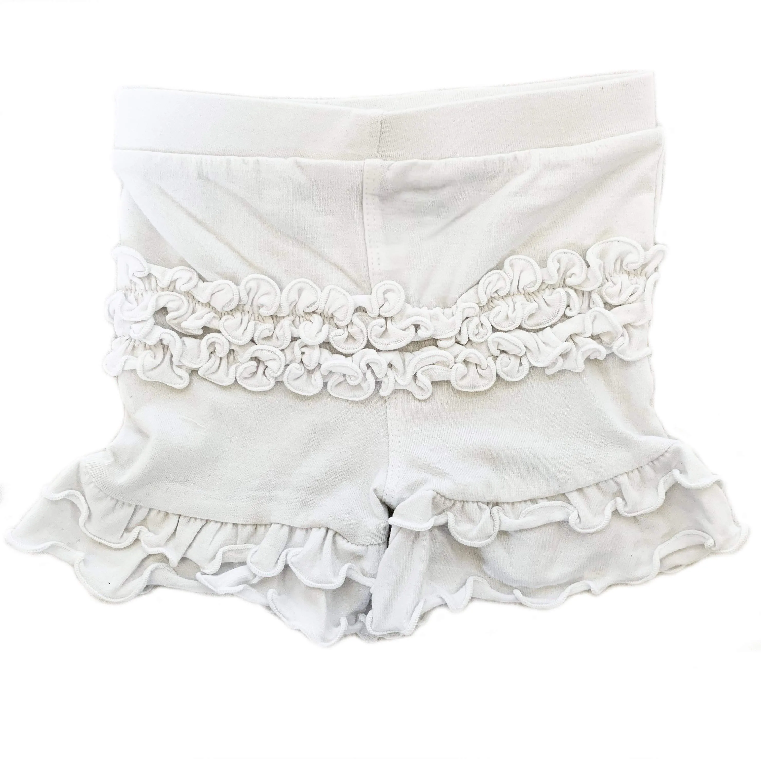 White Ruffle Butt Shorts Baby/Toddler 6M-3T