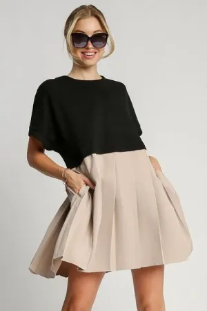 Zora Pleated Dress